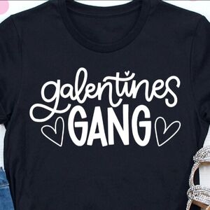 Galentines Gang Handmade Tee